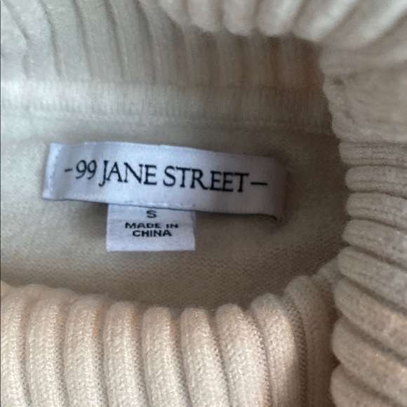Colorblock Turtleneck Sweater - Black, Gray, and White - Picture 2 of 4
